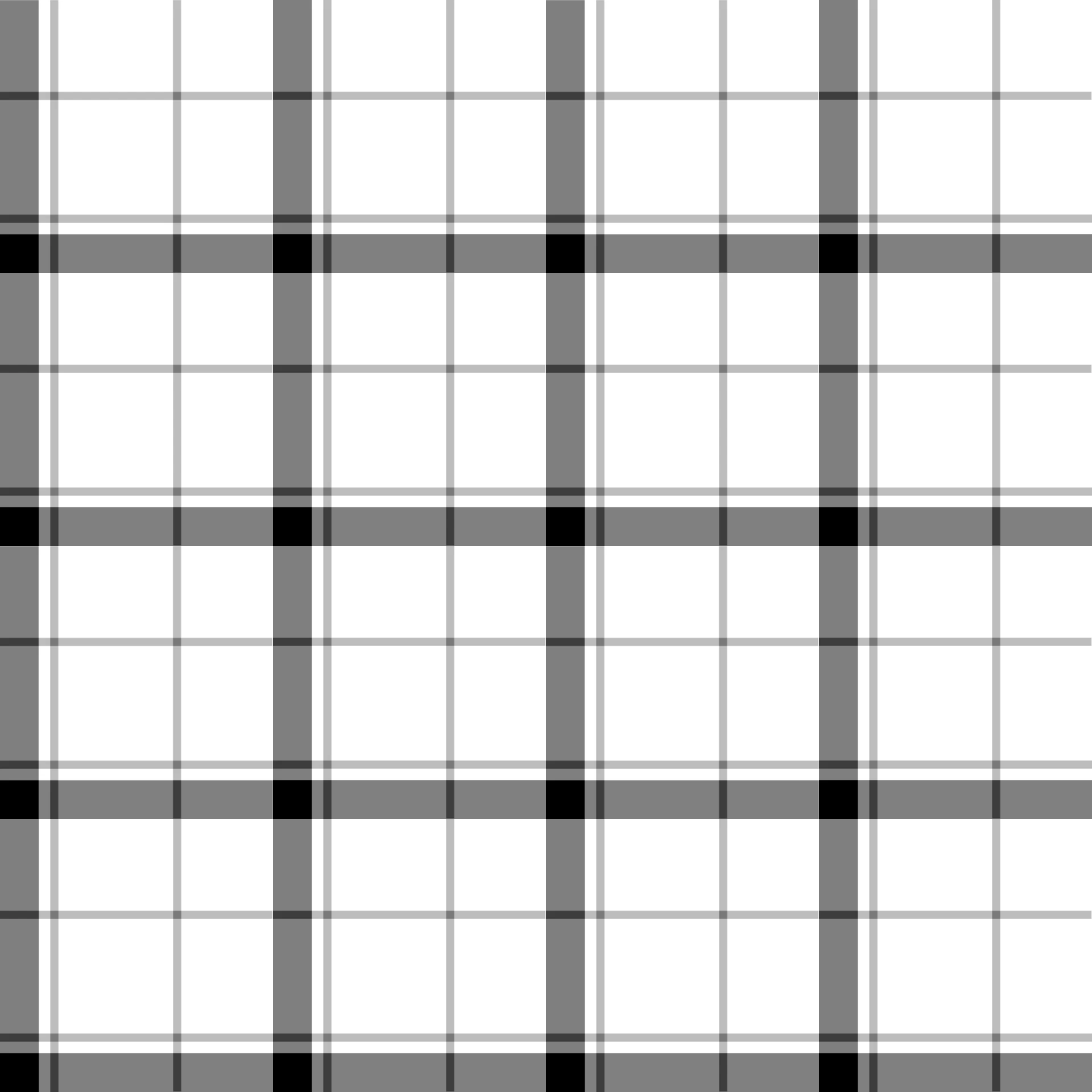 Plaid repeat in soft grey and white